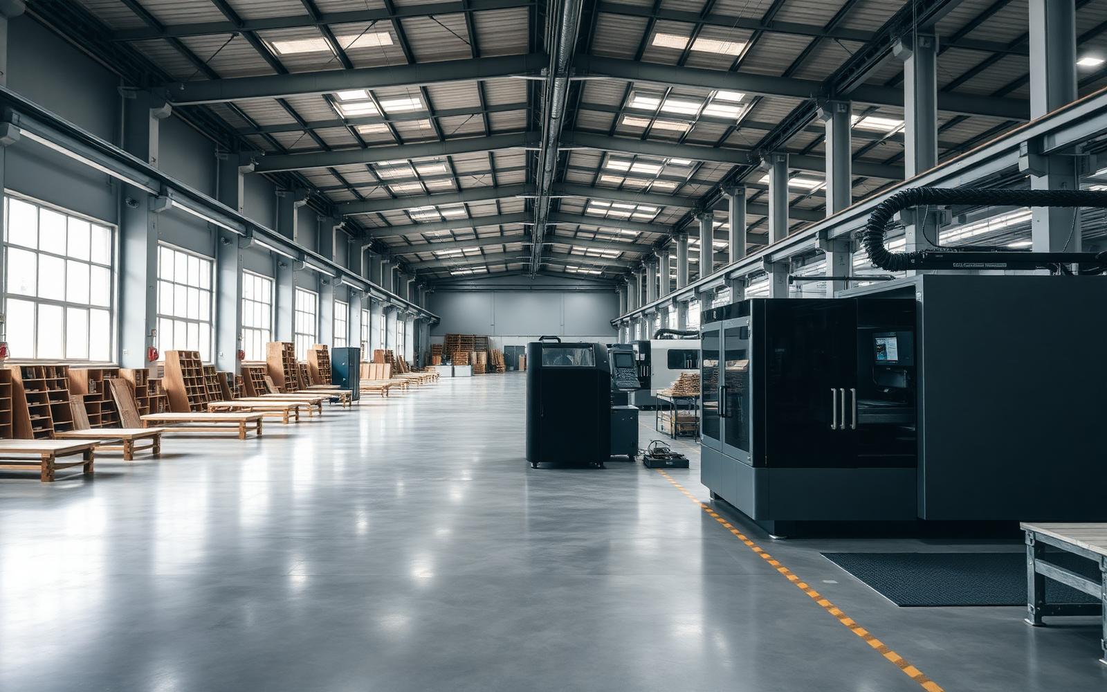 Intermetal high-tech metal and wood manufacturing facility in Dubai